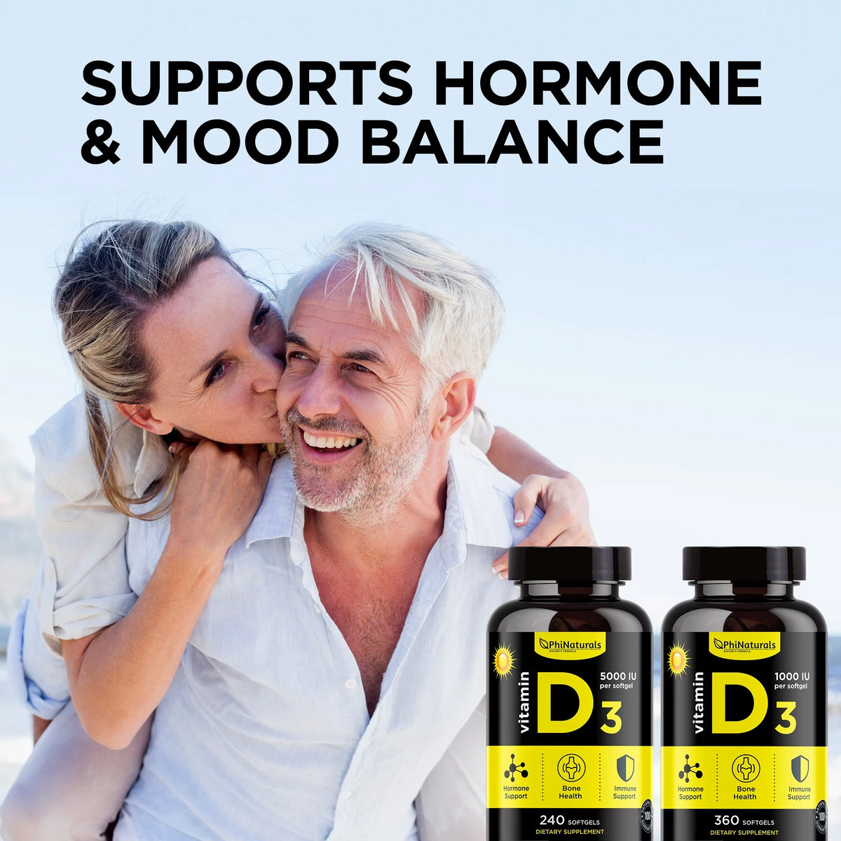 Vitamin D3 5000 IU Capsule Pack of 2 X433