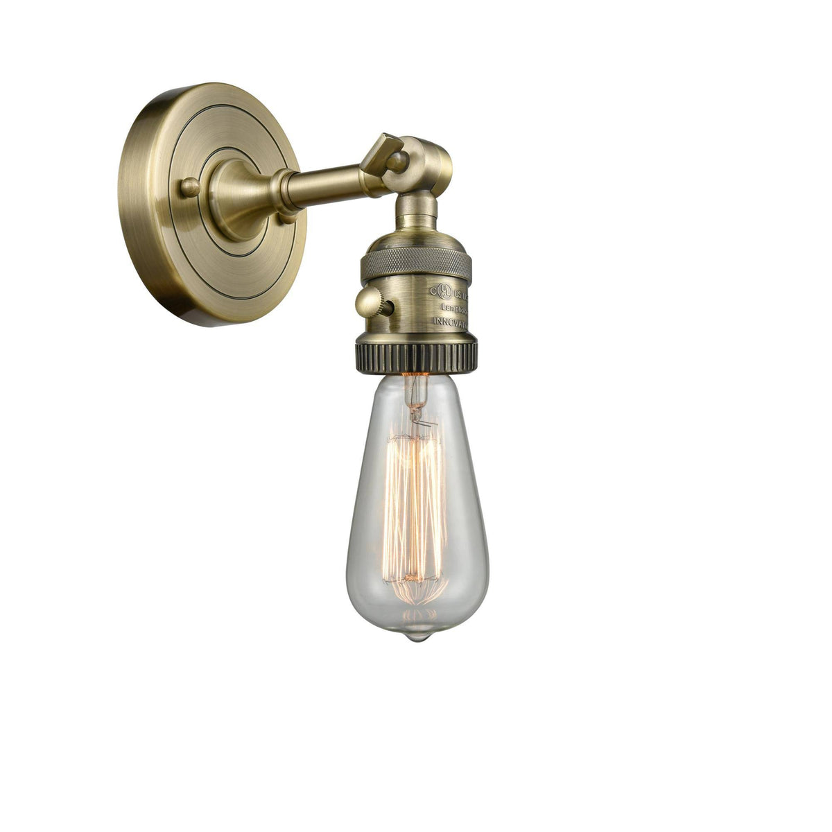 Antique Brass 1 Light Sconce B594