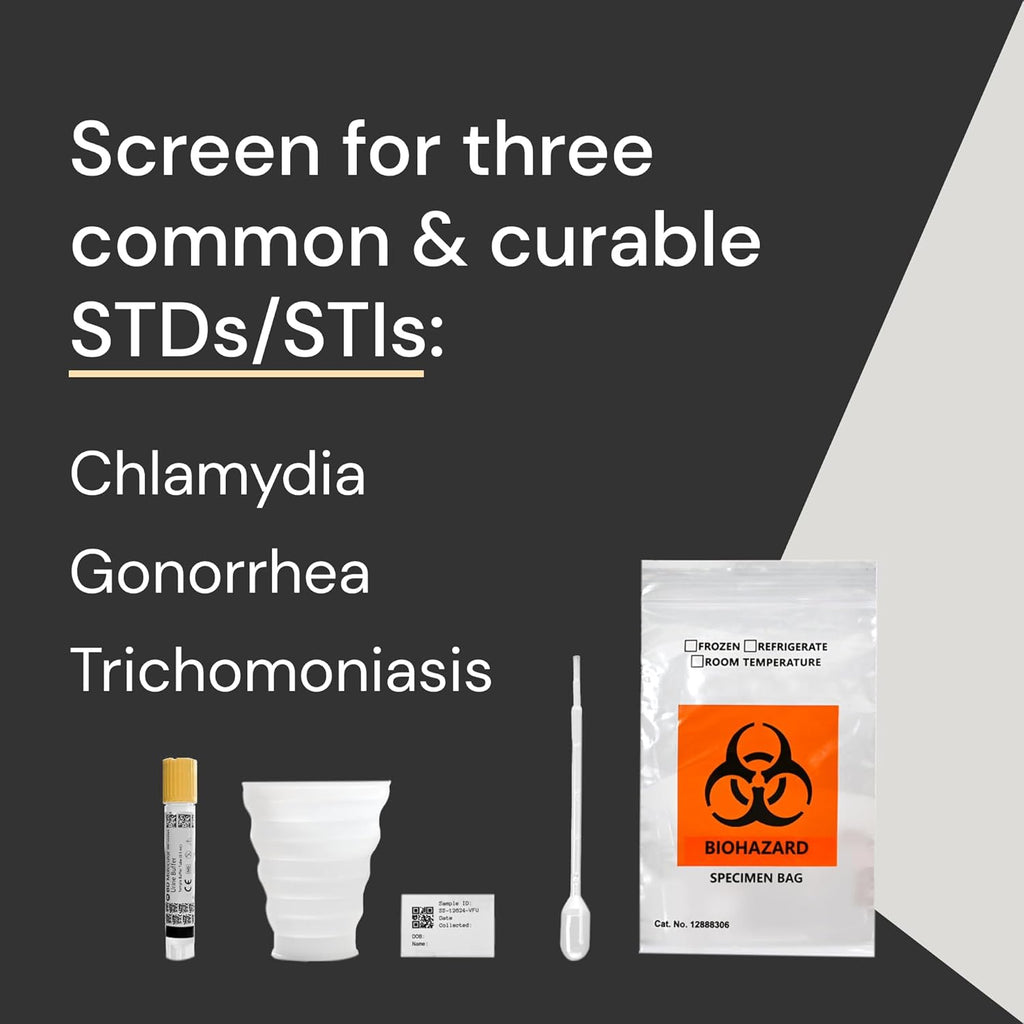 STD Test Kit for Chlamydia, Gonorrhea, and Trichomoniasis W3637