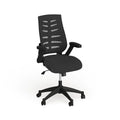 High Back Mesh Ergonomic Swivel Chair with Flip-Up Arms A14080
