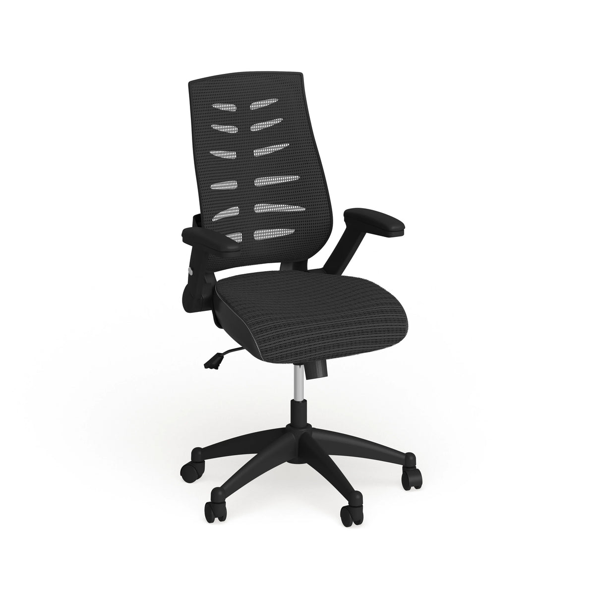 High Back Mesh Ergonomic Swivel Chair with Flip-Up Arms A14080
