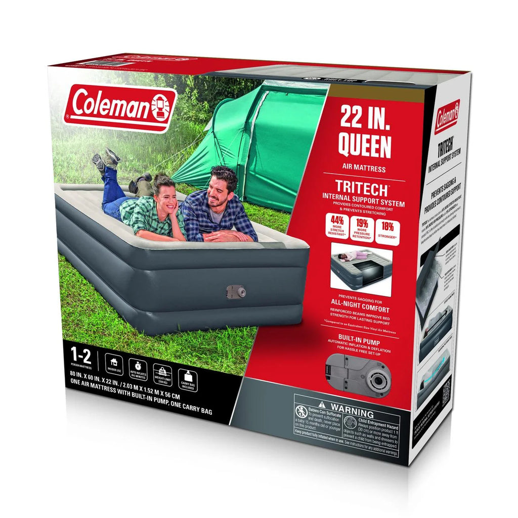 Queen Air Mattress with Built-in Pump X150