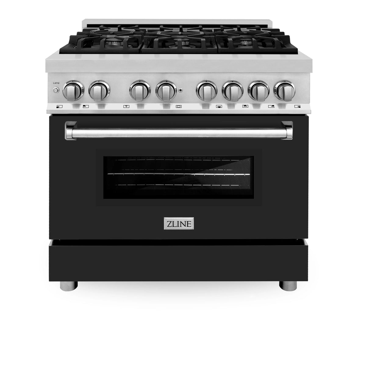 36 in. Stainless Steel Gas Burner Electric Oven Range Q971