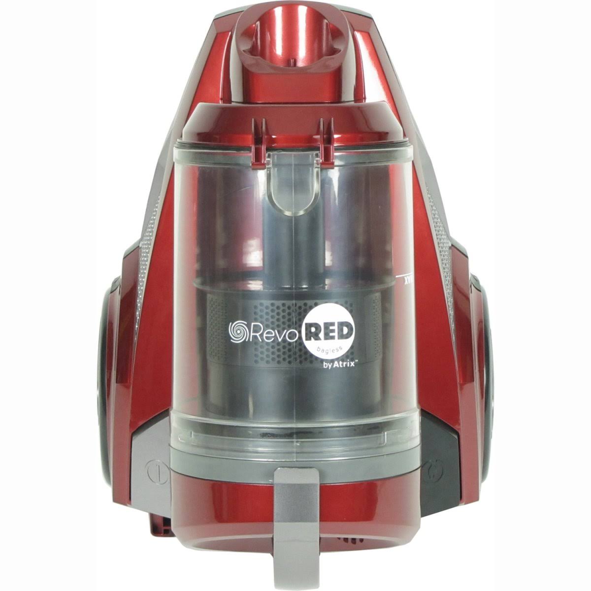 Red Bagless HEPA Canister Vacuum Q766
