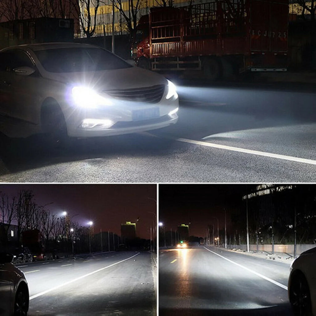 White LED Headlights Combo Bulbs R359