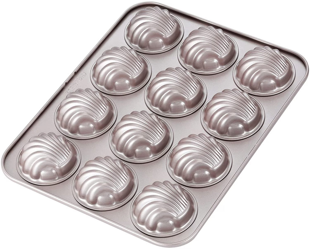 12-Cavity Non-Stick Madeleine Mold Cake Pan Z2209