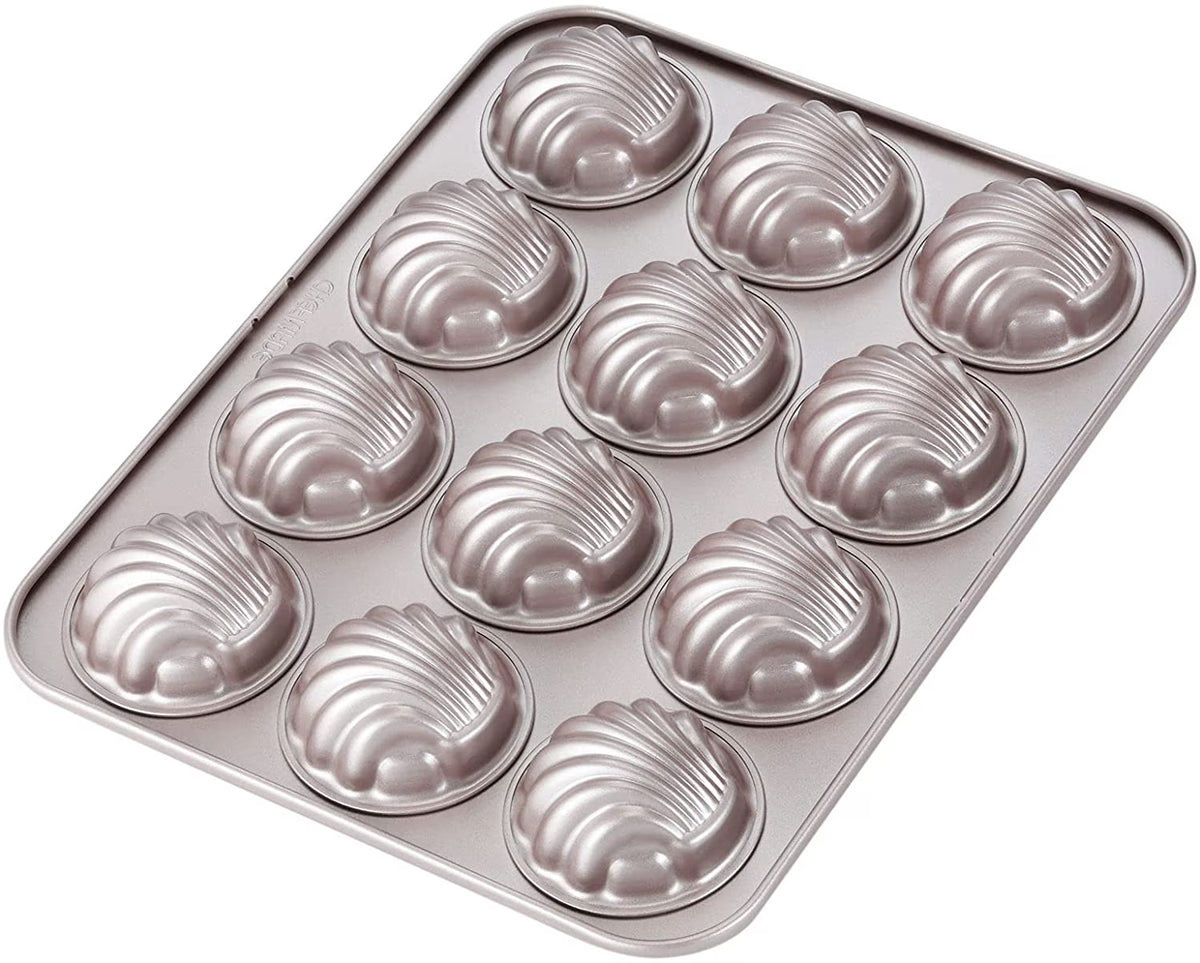 12-Cavity Non-Stick Madeleine Mold Cake Pan Z2209