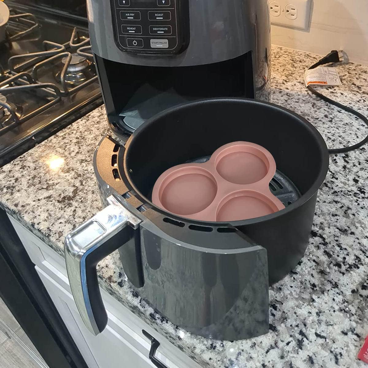 Non-Stick Air Fryer Egg Pan 3 Cavity L699061
