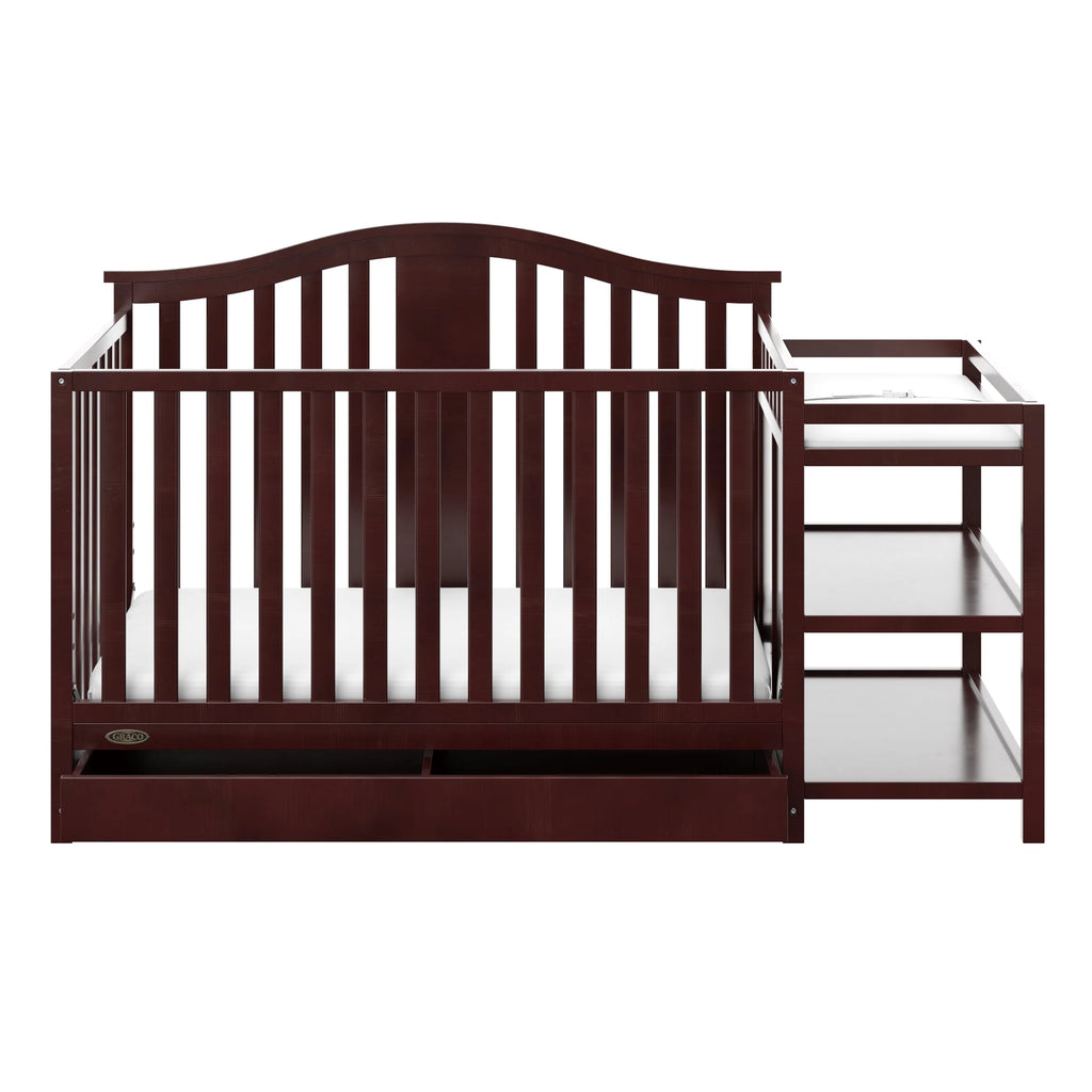 4-in-1 Convertible Crib and Changer with Drawer X5024