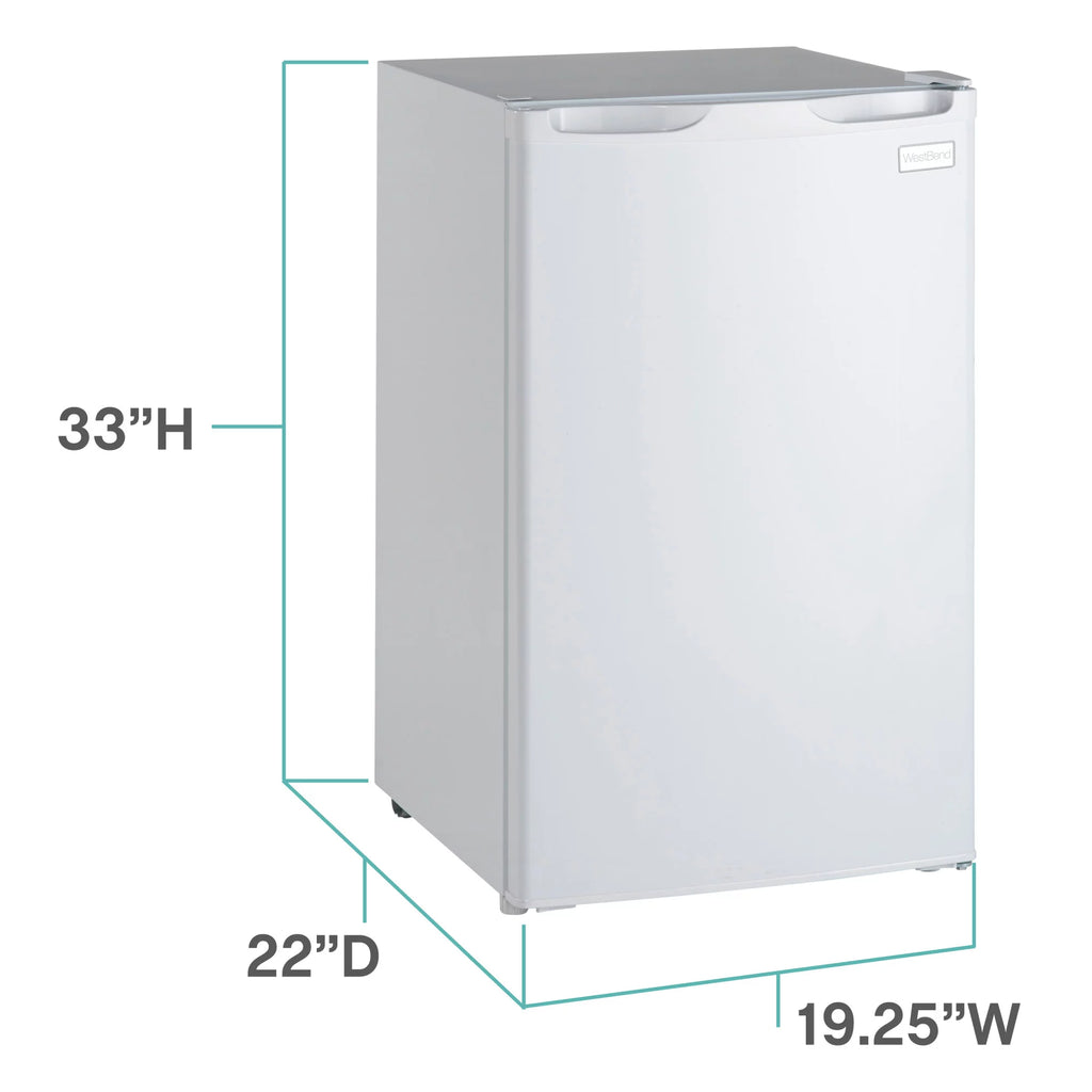 White 4.4 cu. ft. Compact Refrigerator N6702