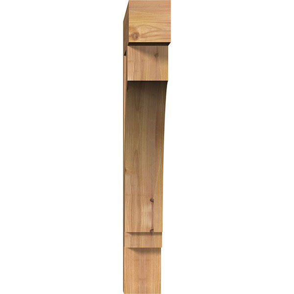 Western Red Cedar Imperial Block Smooth Bracket L411