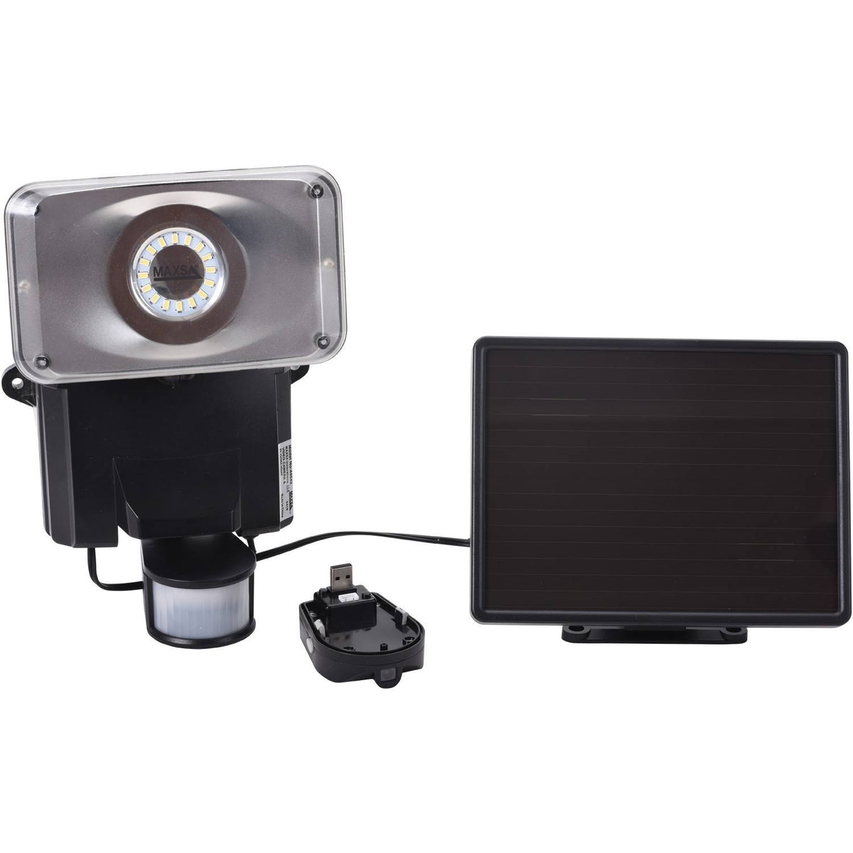 Solar Powered Security Video Camera Floodlight J901360