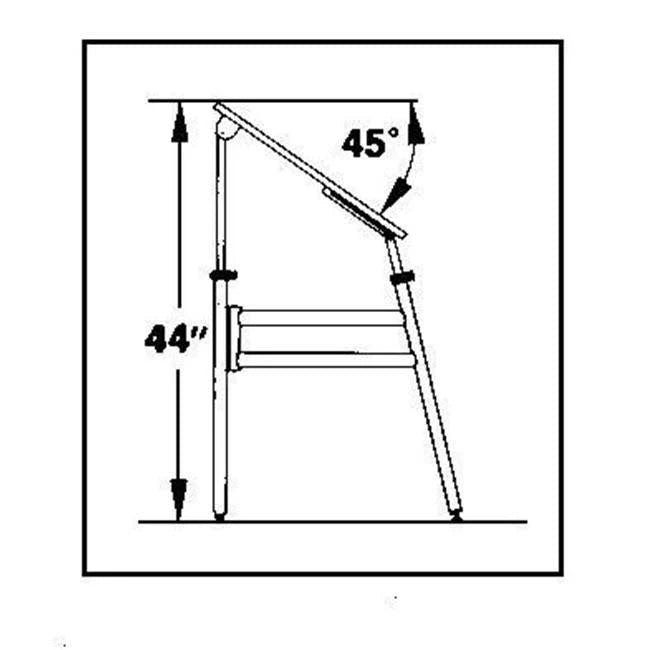 White Base White Top Table 36 inch x 48 inch K57570