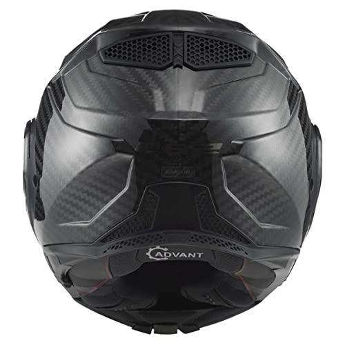 Matte Black Carbon Fiber Modular Helmet V102712