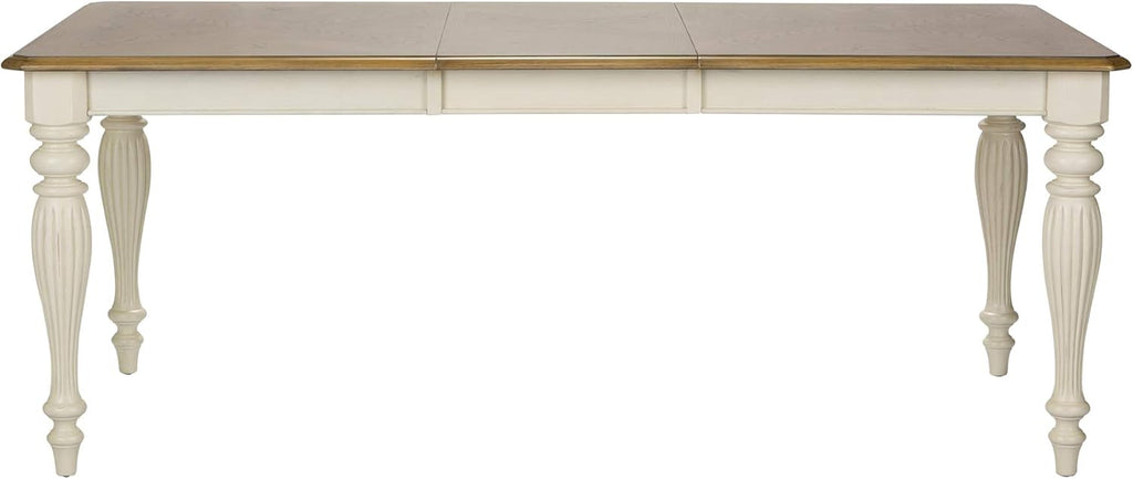 7 Piece Rectangular Table Set White T7585
