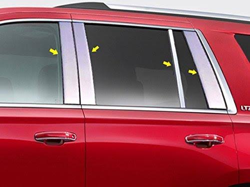 8 Pc Stainless Steel Pillar Post Trim Kit D4067