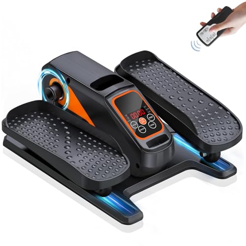 Electric Under Desk Elliptical Machine with Remote Control, 15 Adjustable Speeds O74045