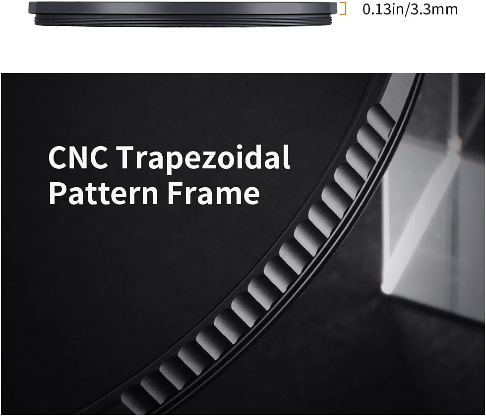 72mm Black Diffusion 1/2 Filter with 28 Multi-Layer Coatings Waterproof for Camera Lens Pack of 2 J2444