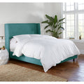 Twin Blue Square Bed H430