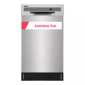 18 In. Front Control Built-In Tall Tub Dishwasher in Stainless Steel with 6-Cycles, 52 dBA O977