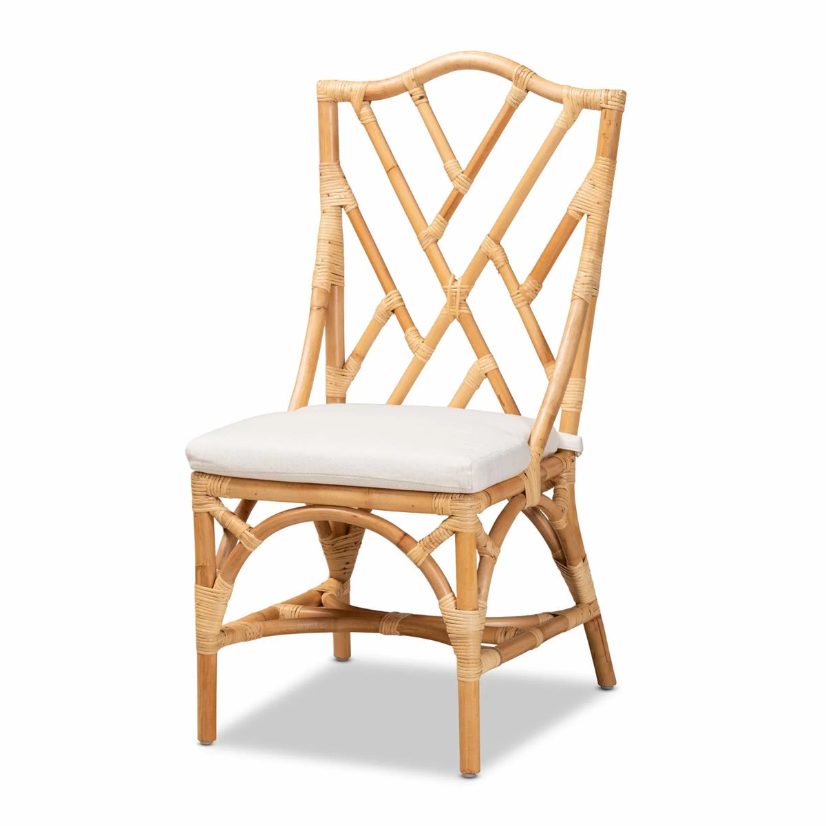 Natural Finished Rattan Chair L1592