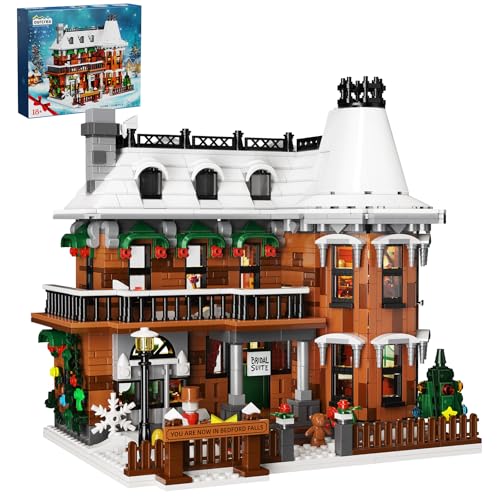 House Building Set with LED Light, 1549PCS Building Blocks Toy Y170