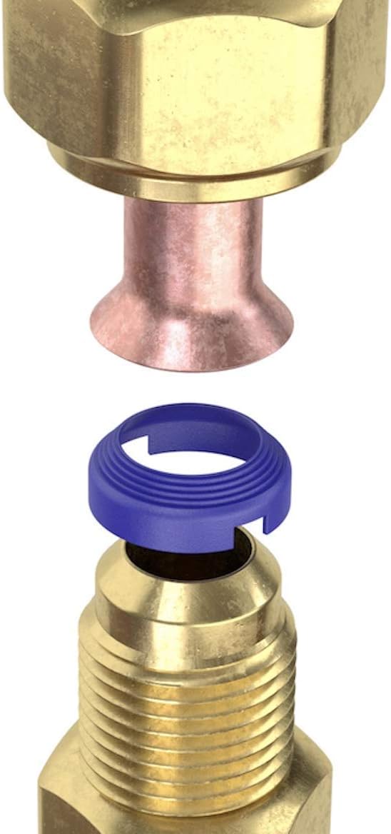 SAE Flare Seal Fitting, 1/2, 10 Pack H7877