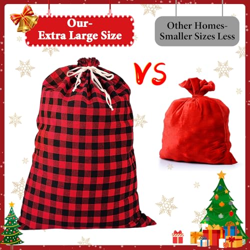 35''x55'' Jumbo Christmas Drawstring Gift Bags I2570