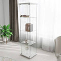 Glass Display Cabinet 4 Shelves with Door P919