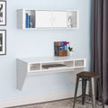 Wall Mounted Floating Desk in White D397