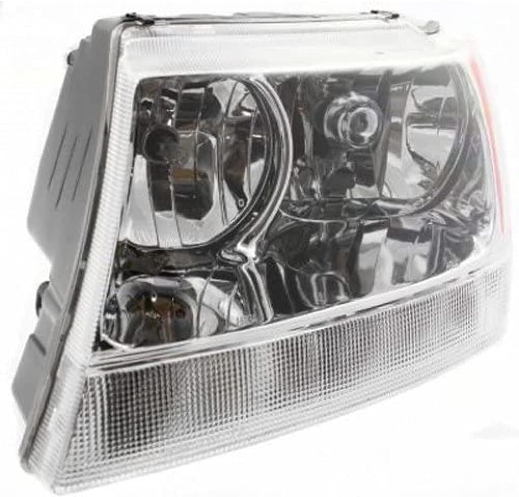 Headlight Assembly for Jeep Grand Cherokee 1999-2004 Pair Driver and Passenger Side P74107