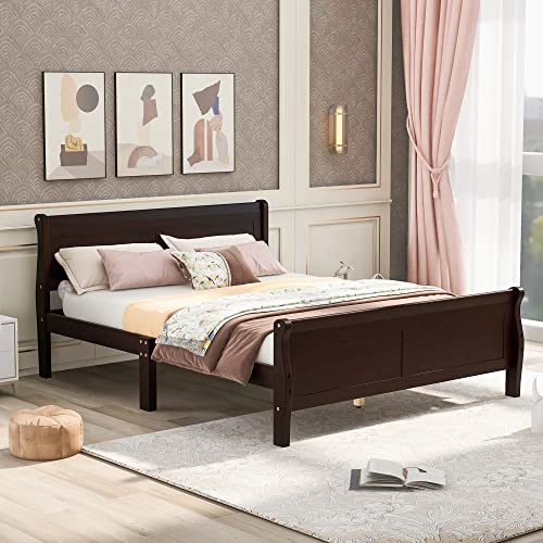 Queen Size Solid Wood Murphy Bed with Drawers M6126