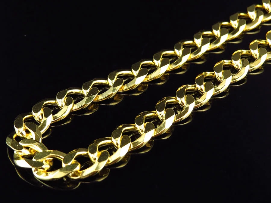 18"-28" Sterling Silver Miami Cuban Link Chain Necklace F944252