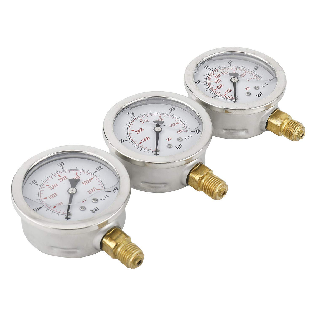 Hydraulic Pressure Test Kit with 11 Couplings 25/40/60 Mpa J9596