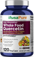 Quercetin with Bromelain 500mg 120 Veggie Caps Non-GMO Vegan A3230