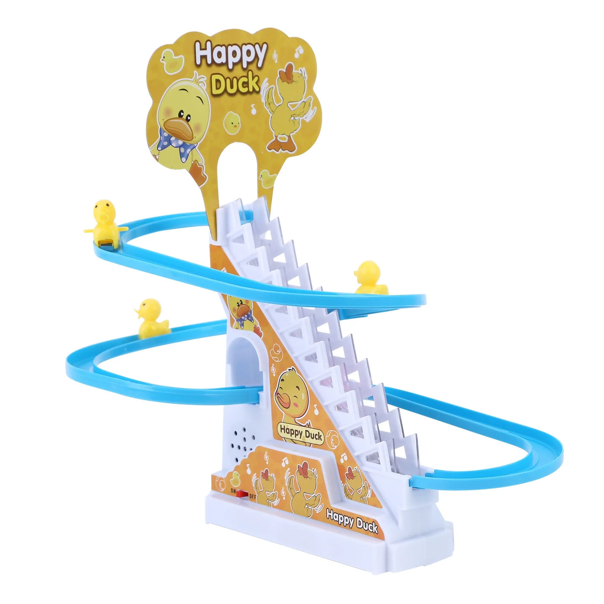 Duck Roller Coaster Toys 4 Pieces Educational Toys with Race Track N591148