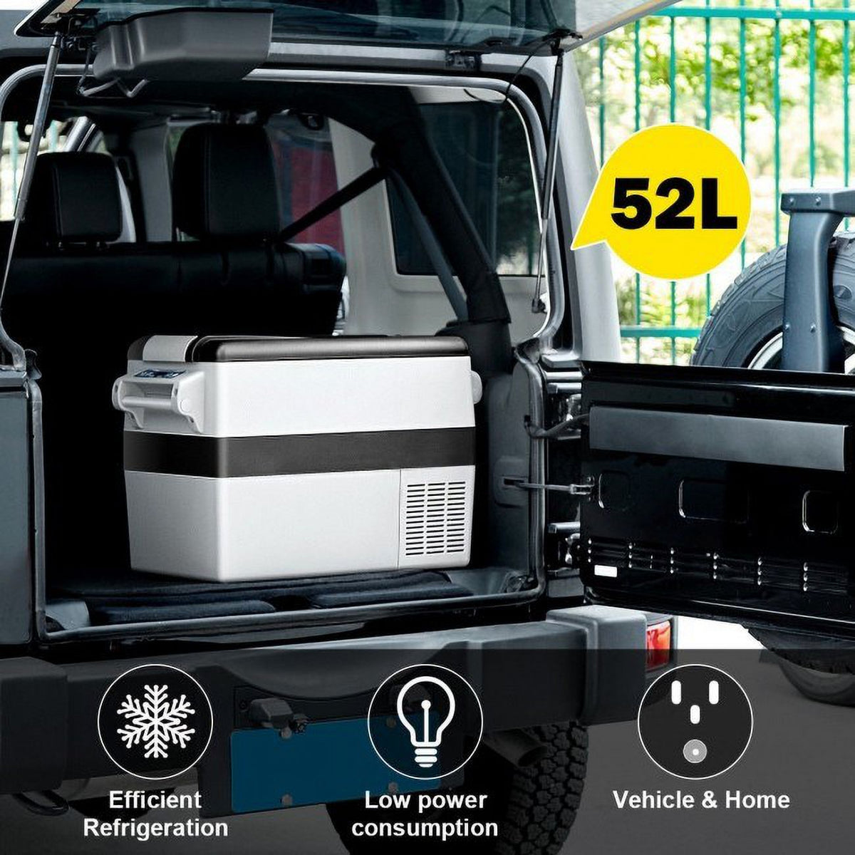 52 Liters Portable Car Cooler Refrigerator R133280