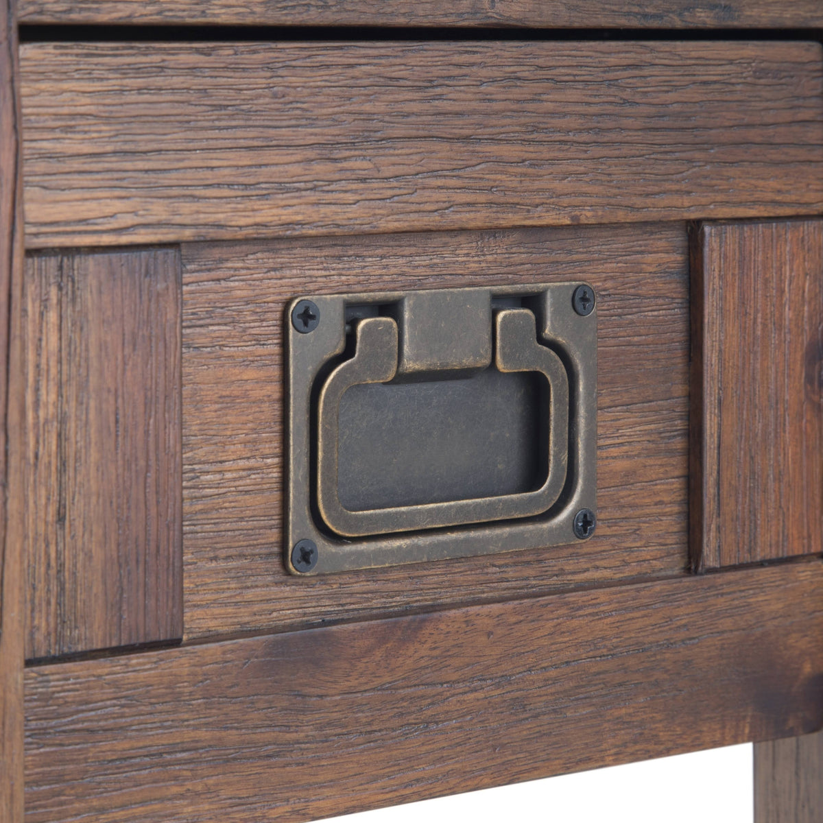 Solid Acacia Wood Narrow Side Table L386