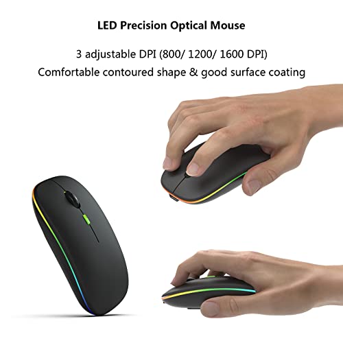 Black Bluetooth Keyboard and Mouse Combo P331461