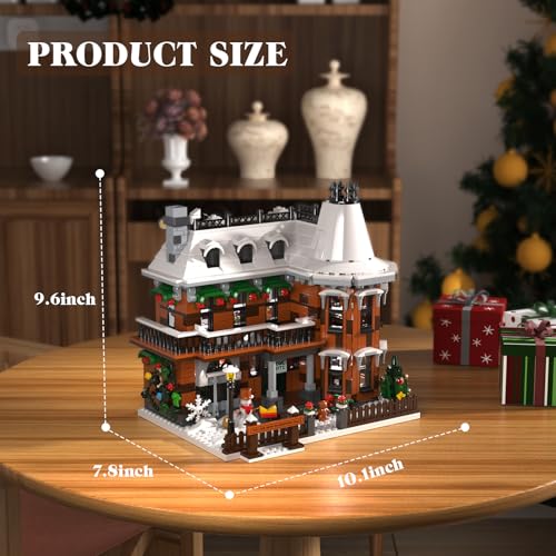 House Building Set with LED Light, 1549PCS Building Blocks Toy Y170