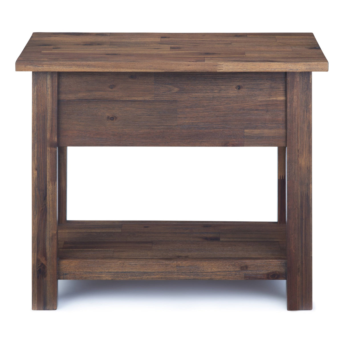 Solid Acacia Wood Narrow Side Table L386