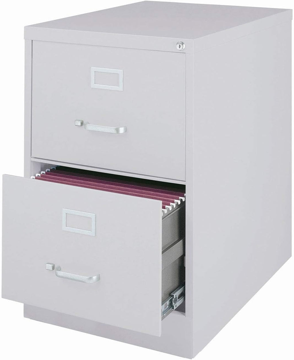 2 Drawer Legal Size Vertical File Cabinet Light Gray N29655