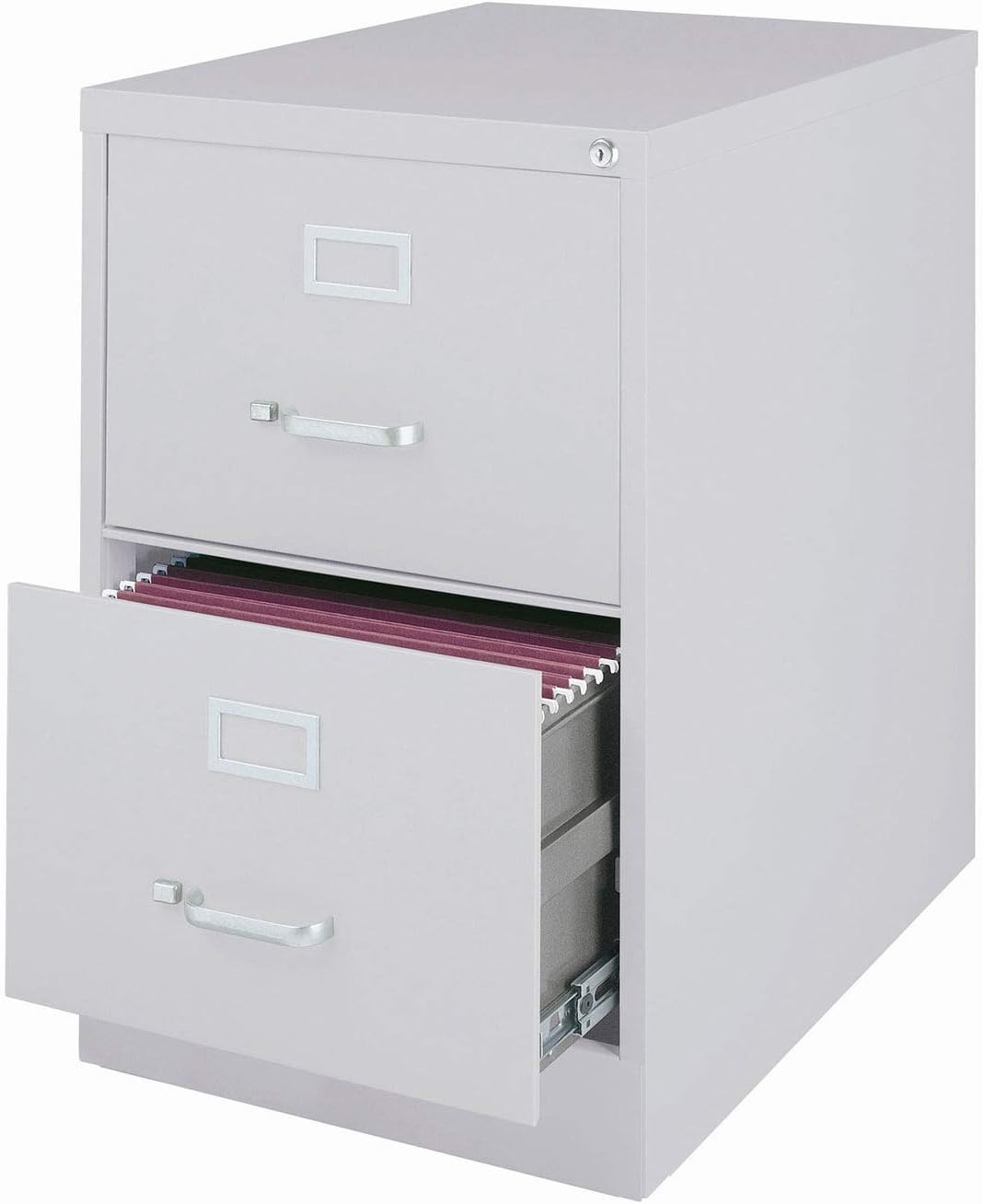 2 Drawer Legal Size Vertical File Cabinet Light Gray N29655