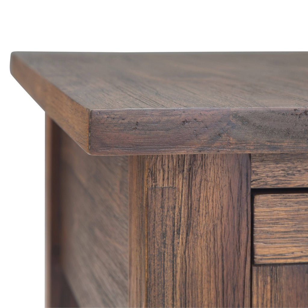 Solid Acacia Wood Narrow Side Table L386