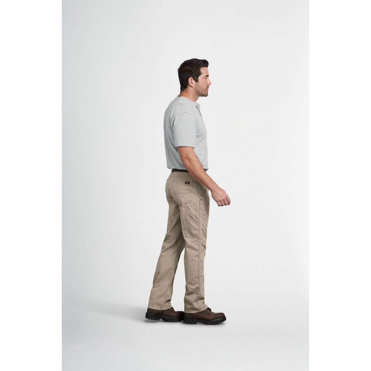 Rinsed Desert Sand Straight Leg Carpenter Pants Q226820