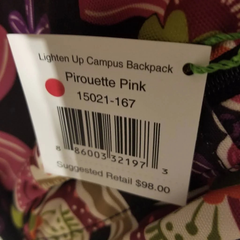 Pirouette Pink Campus Backpack Q394