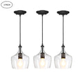 3-Pack Bronze Pendant Lighting with Glass Shade L194084