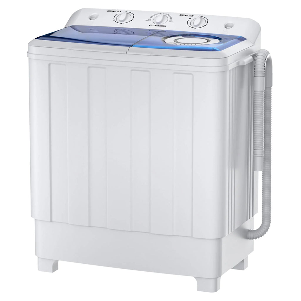 Portable 28lbs Twin Tub Compact Semi-Automatic Washer Spinner Combo A4395