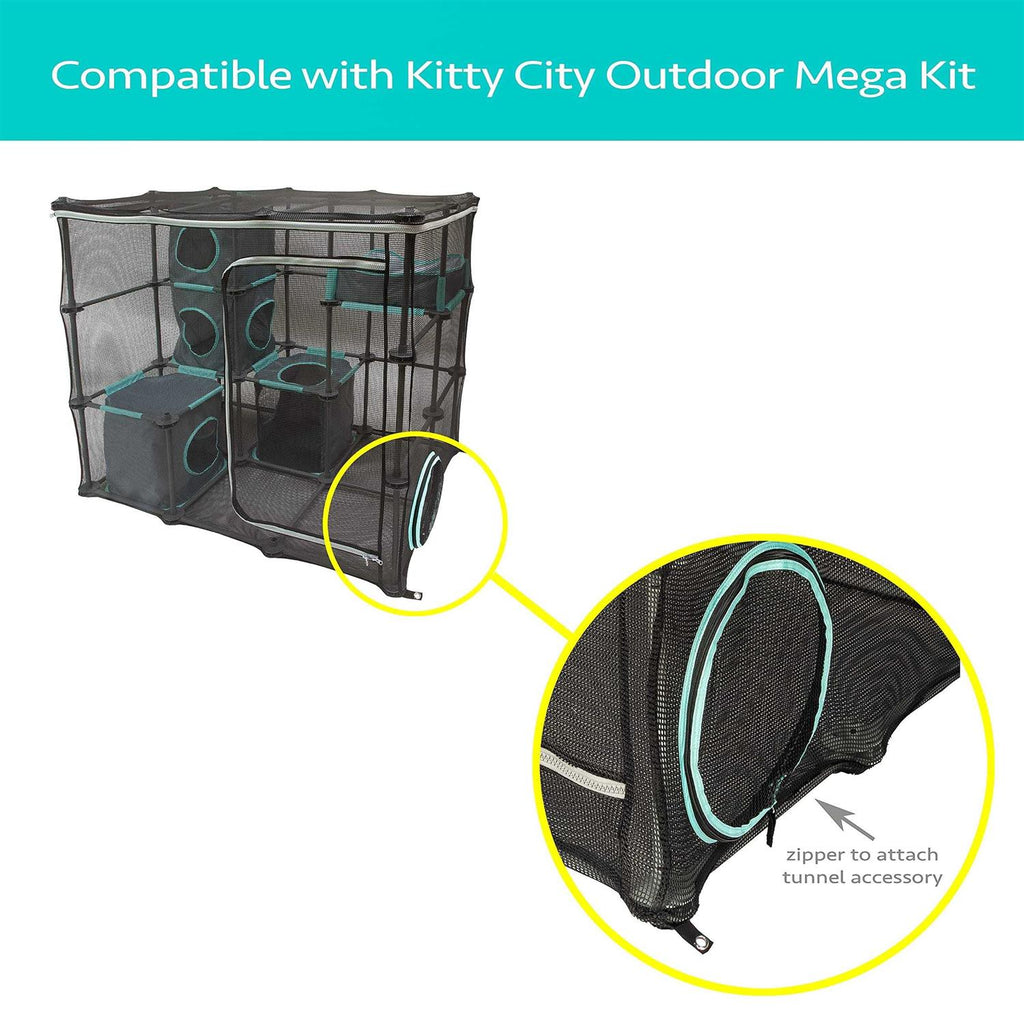 Outdoor Catio Mega Kit for Cats and 10' Tunnels Q27175
