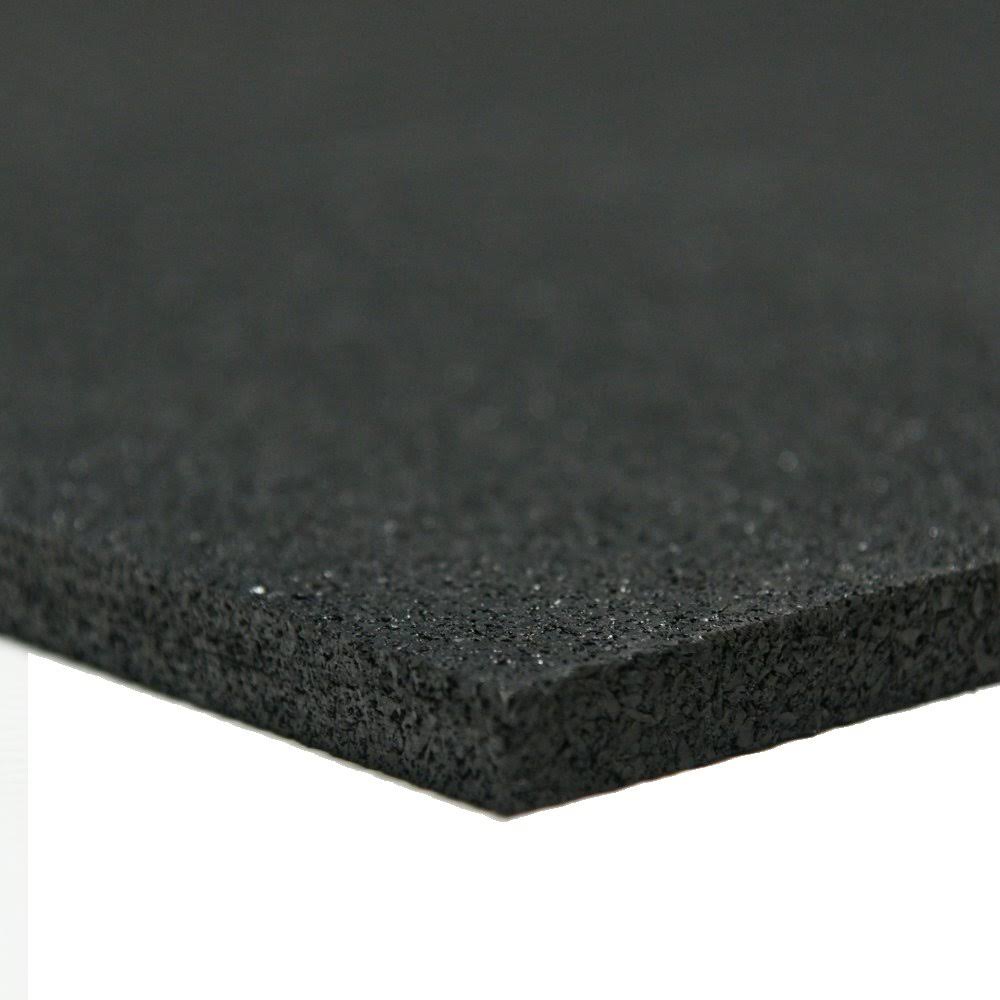 Black 1/4 Inch Rubber Sheet F212
